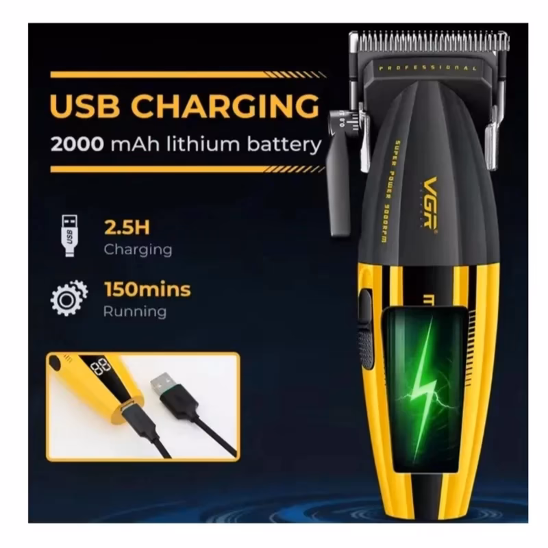 ماشین اصلاح موی سر و صورت شارژی وی جی آر مدل VGR V‑285 — تصویر ۳