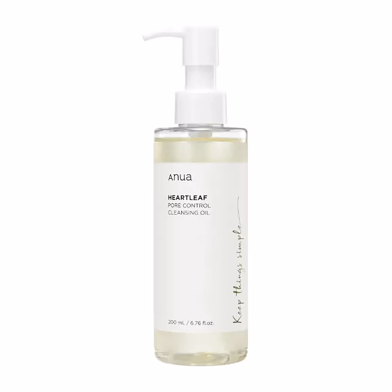 روغن پاک کننده صورت آنوا مدل Heartleaf حجم 200ml