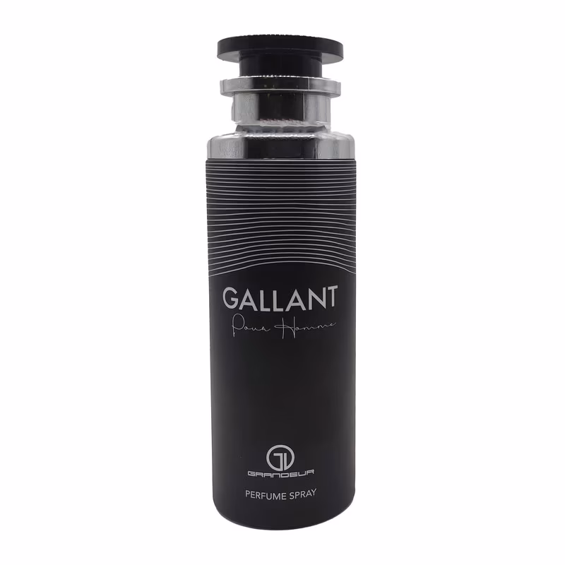 اسپری عطر گرندیور (Grandeur) مدل Gallant Pour Homme حجم ۲۰۰ میلی‌لیتر | Grandeur Perfume Spray Gallant Pour