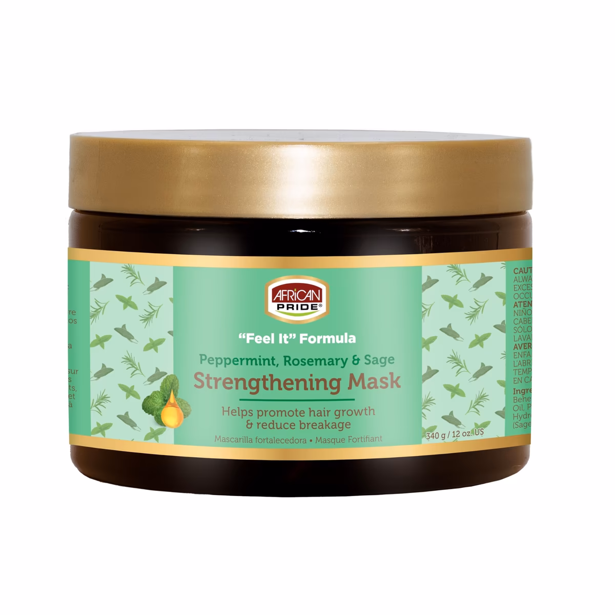 ماسک تقویت‌کننده مو پالمِرز افریکن پراید ۳۴۰ گرم | Palmer's Peppermint, Rosemary & Sage Strengthening Mask