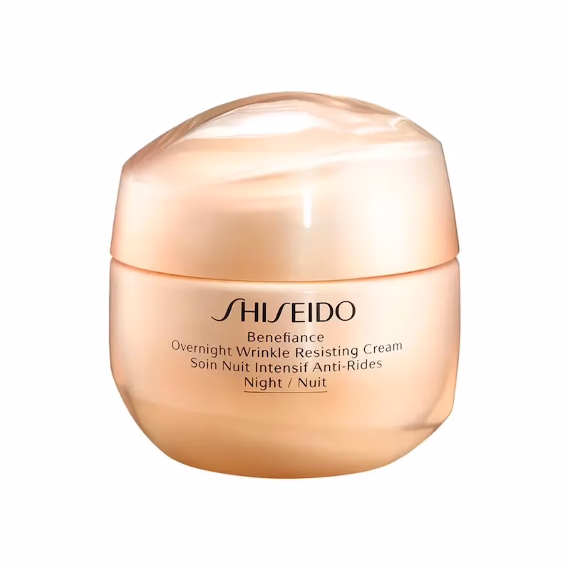 کرم شب ضد چروک شیسیدو مدل Benefiance Shiseido Benefiance Wrinkle Smoothing Cream – Night مناسب انواع پوست | حجم ۵۰ میلی‌لیتر