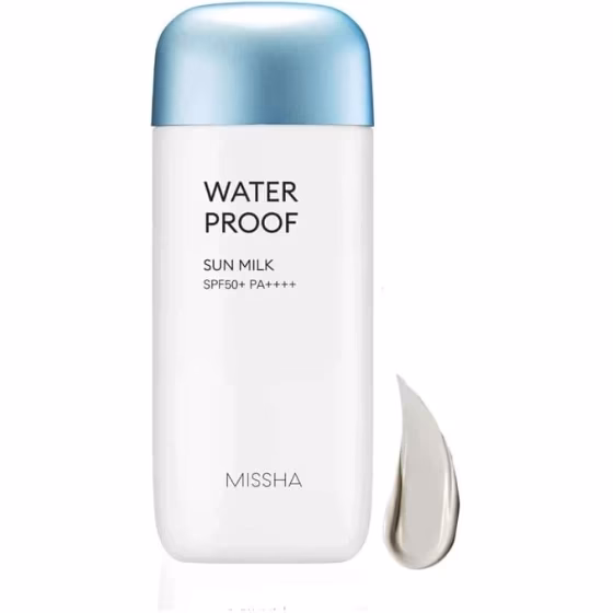 کرم ضد آفتاب میشا (MISSHA) مدل Water Proof Sun Cream SPF50+ PA++++ مناسب انواع پوست حجم ۷۰ میلی‌لیتر