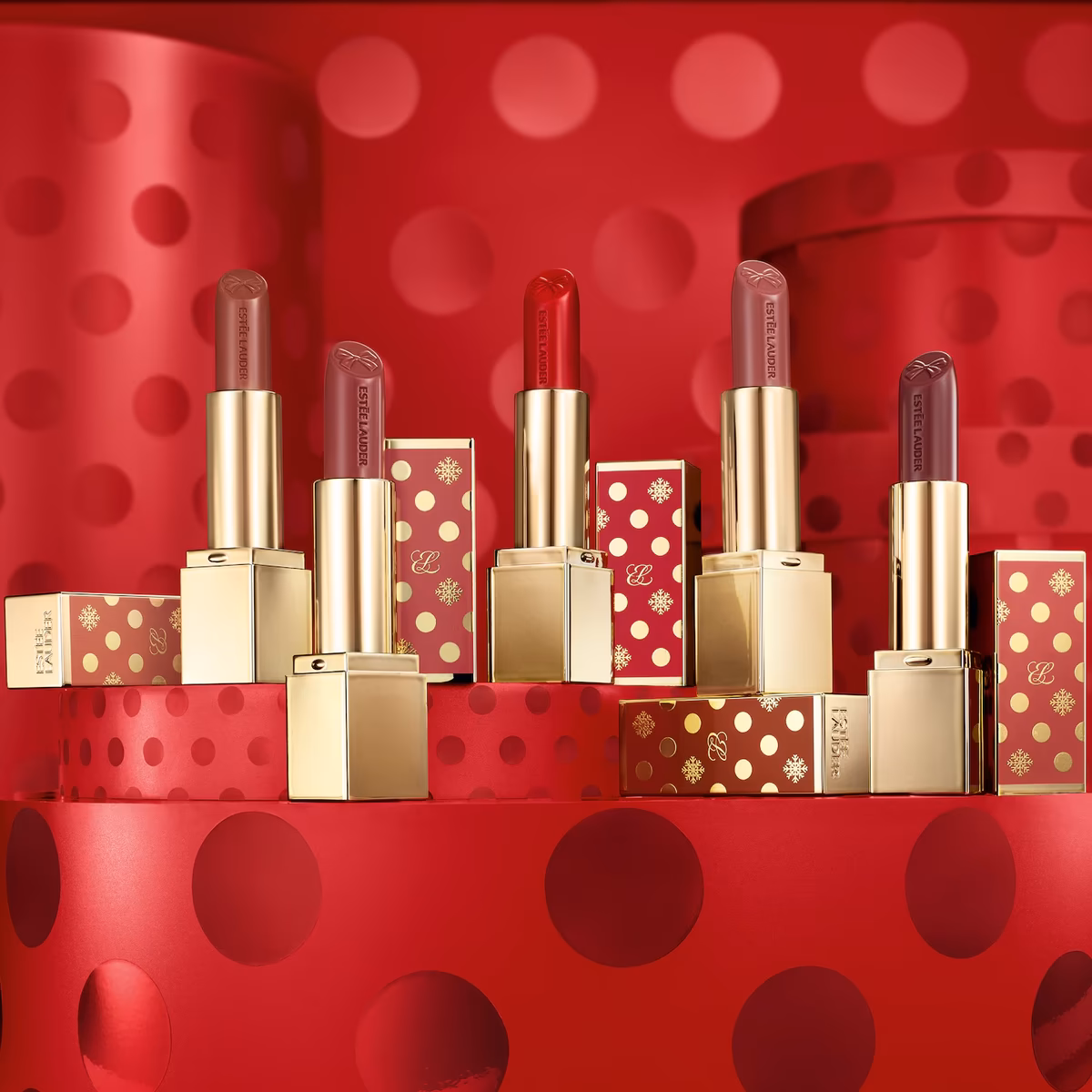 ست ۵ تایی رژلب استی لادر (Estée Lauder Limited Edition Lipstick Set) — تصویر ۸