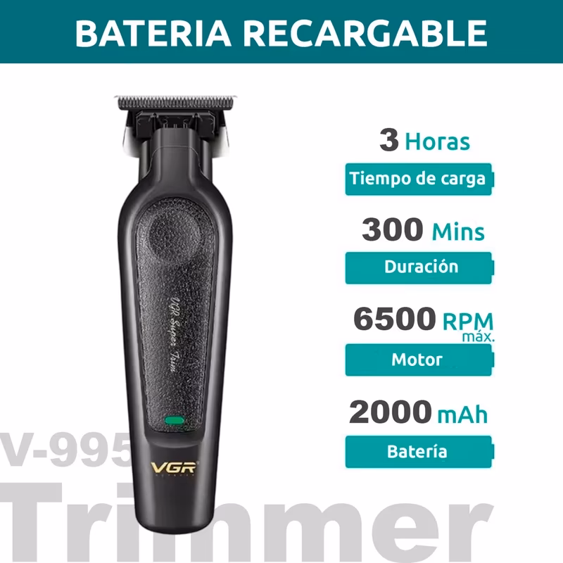 ماشین اصلاح موی سر و صورت شارژی وی جی آر مدل VGR V‑197 & V‑995 مجموعه 2 عددی — تصویر ۲