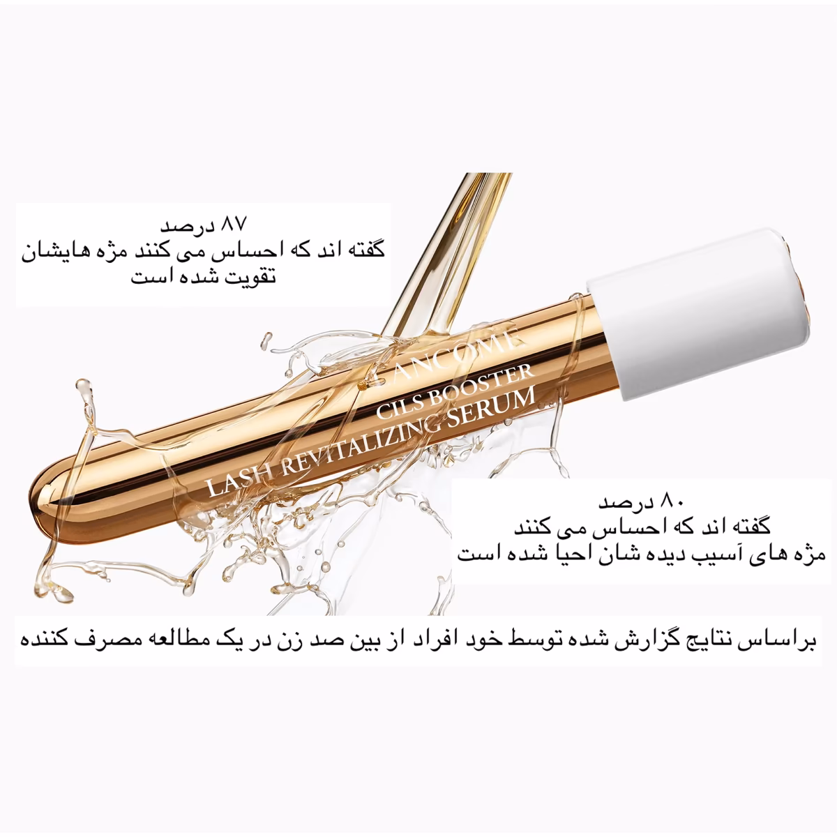 سرم تقویت‌کننده و احیاکننده مژه لانکوم (Lancôme Cils Booster Lash Revitalizing Serum) فولسایز — تصویر ۴