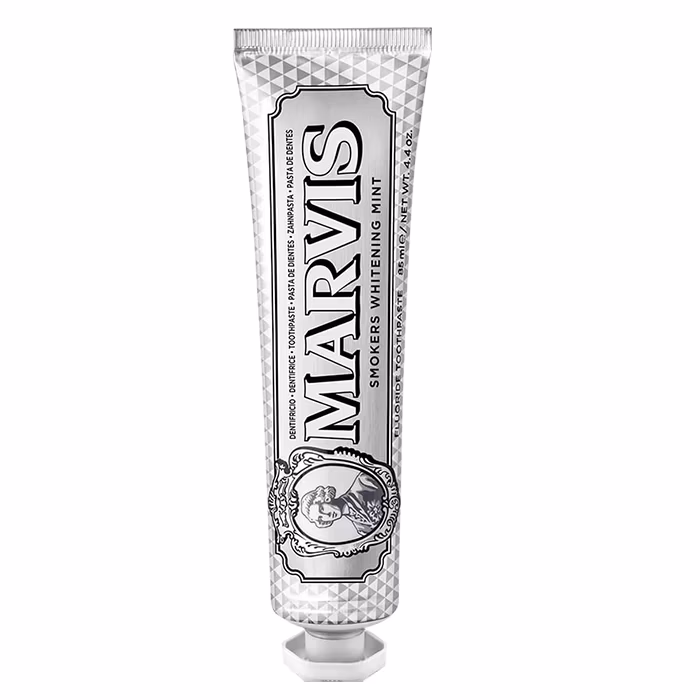 خمیر دندان مارویس مدل Smokers Whitening Mint حجم 85 میلی‌لیتر