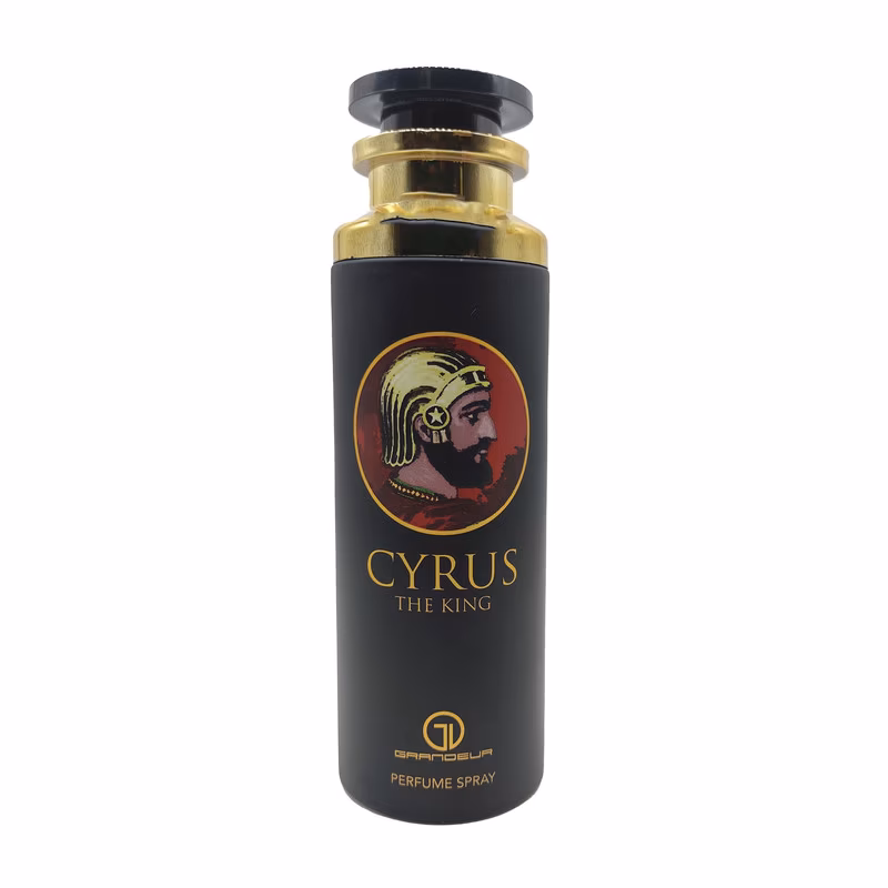 اسپری عطر گرندیور مدل کوروش ۲۰۰ میلی‌لیتر | Glamour Cyrus The King Perfume Spray 200ml
