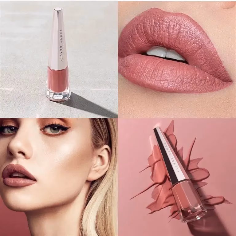 رژلب مایع فنتی بیوتی Stunna Lip Paint – رنگ Uncuffed — تصویر ۲