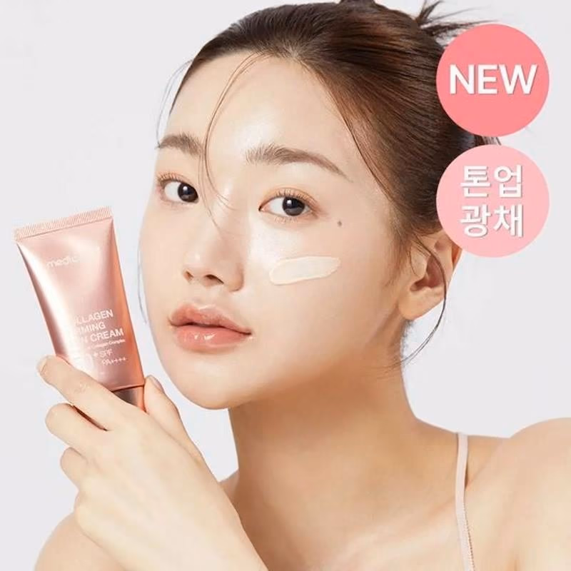 کرم ضدآفتاب + کلاژن SPF50 مدیکیوب Medicube Collagen Firming Sun Cream SPF50+ PA++++ – 50ml — تصویر ۲