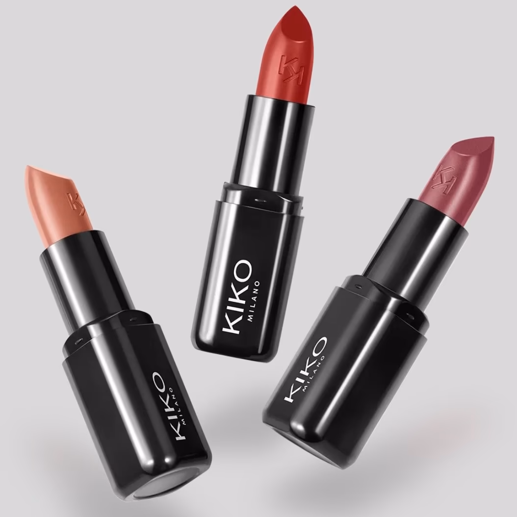 ست رژلب‌های Kiko Milano Smart Fusion (شیدهای 404, 416, 429) — تصویر ۴