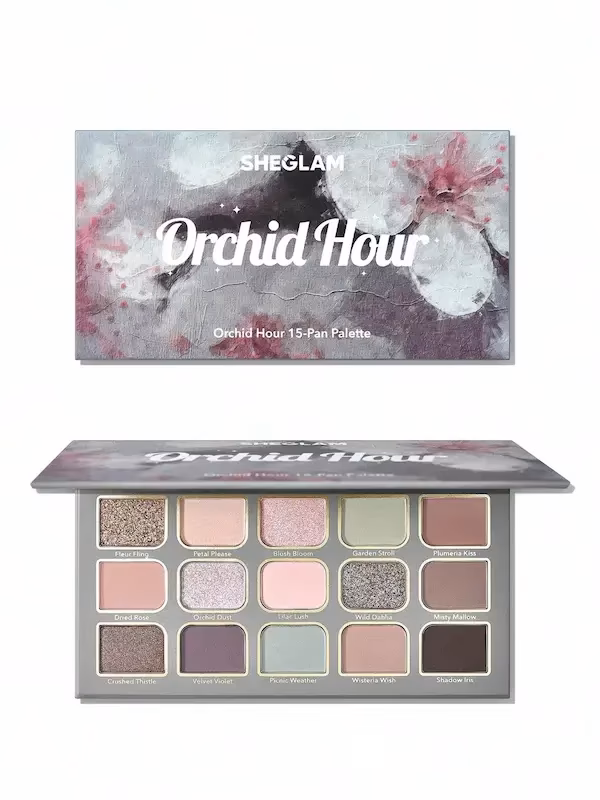 پالت سایه چشم شیگلم Sheglam مدل Orchid Hour شامل 15 رنگ