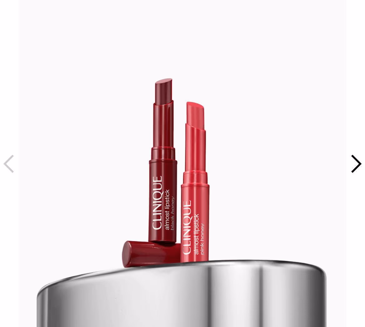 پک دوتایی بالم لب کلینیک (Clinique Almost Lipstick Mini Duo) - رنگ‌های Black Honey و Pink Honey — تصویر ۲