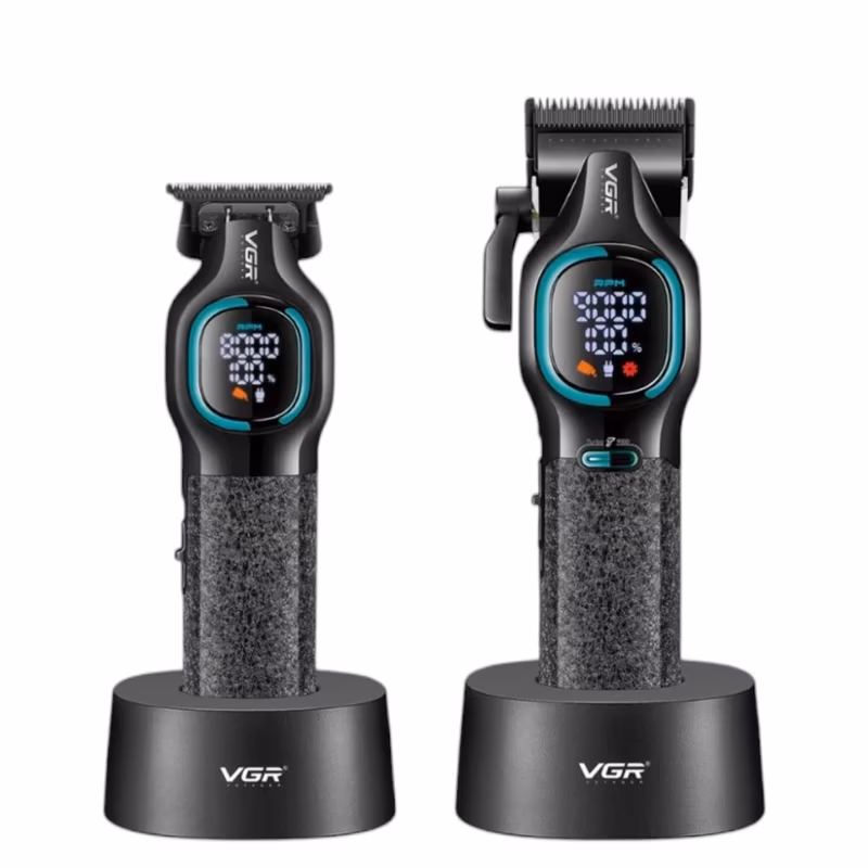 ماشین اصلاح موی سر و صورت شارژی وی جی آر مدل VGR V-886 S2 (مجموعه 2 عددی)