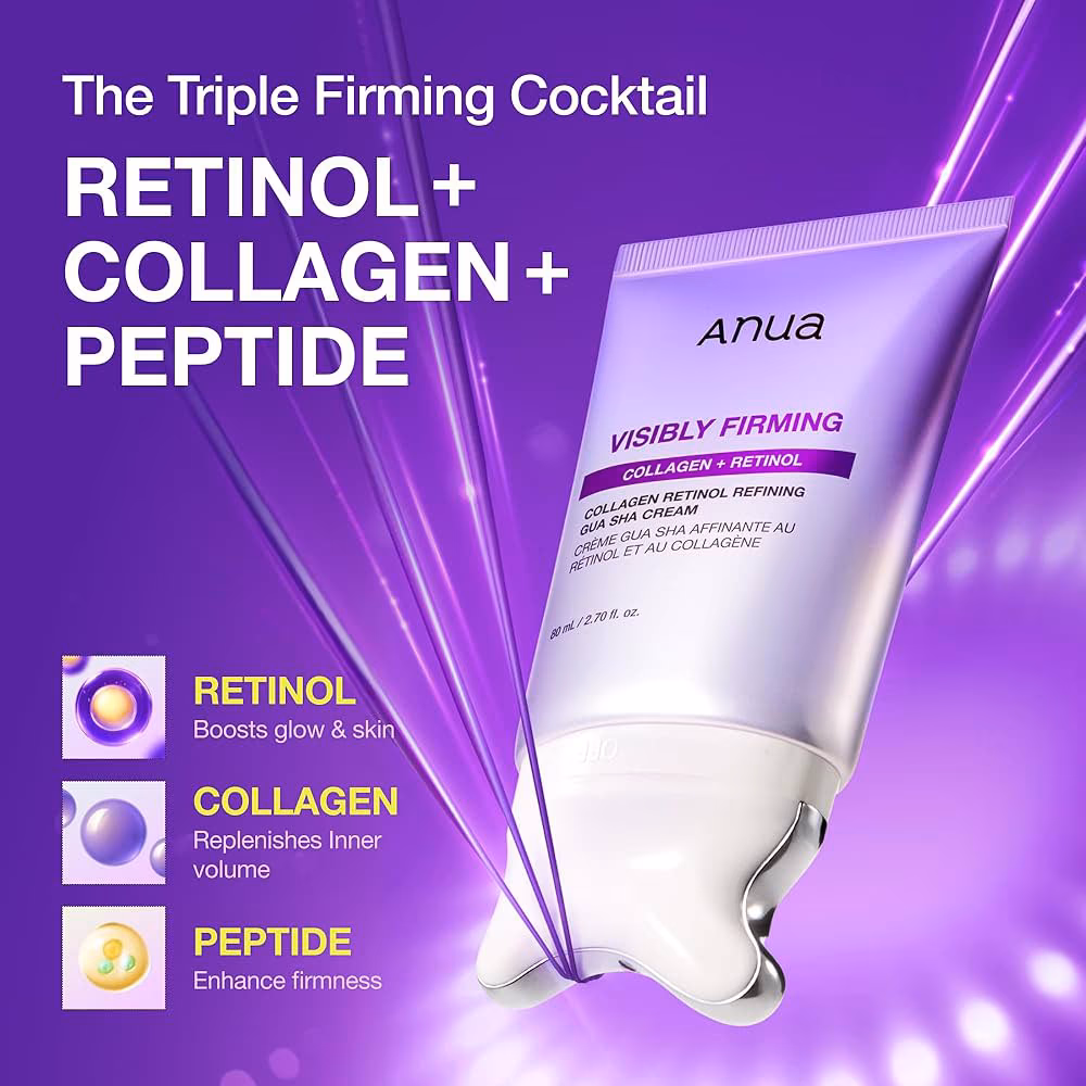 کرم لیفتینگ و ضد چروک گواشا آنوا مدل Retinol & Collagen — تصویر ۲