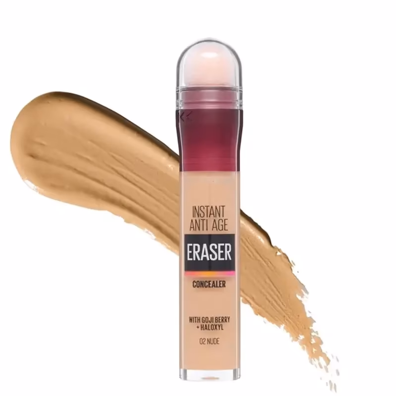 کانسیلر میبلین (Maybelline) مدل Instant Age Rewind Eraser رنگ Nude 02 حجم ۶.۸ میلی‌لیتر
