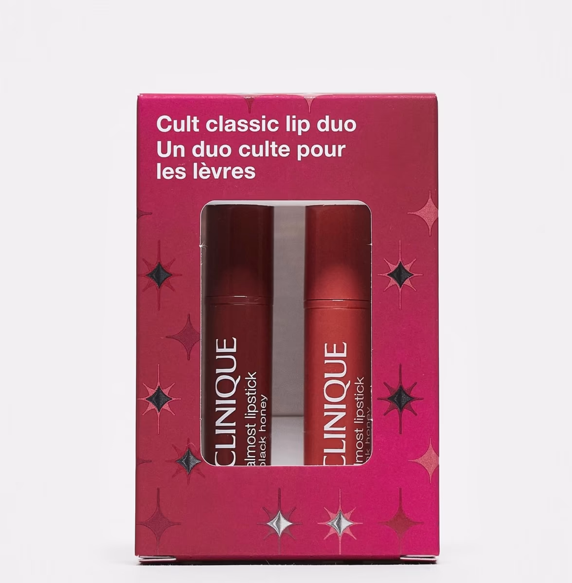 پک دوتایی بالم لب کلینیک (Clinique Almost Lipstick Mini Duo) - رنگ‌های Black Honey و Pink Honey — تصویر ۱۰