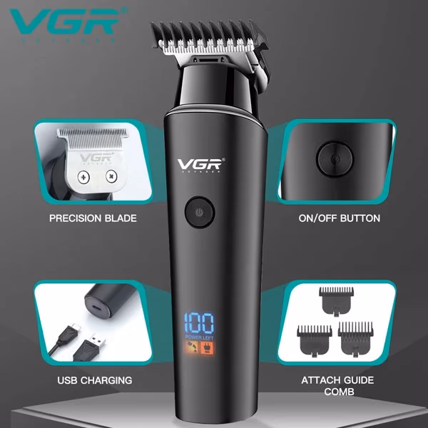 ماشین اصلاح موی سر و صورت وی جی آر مدل PROFESSIONAL V‑00937 — تصویر ۲