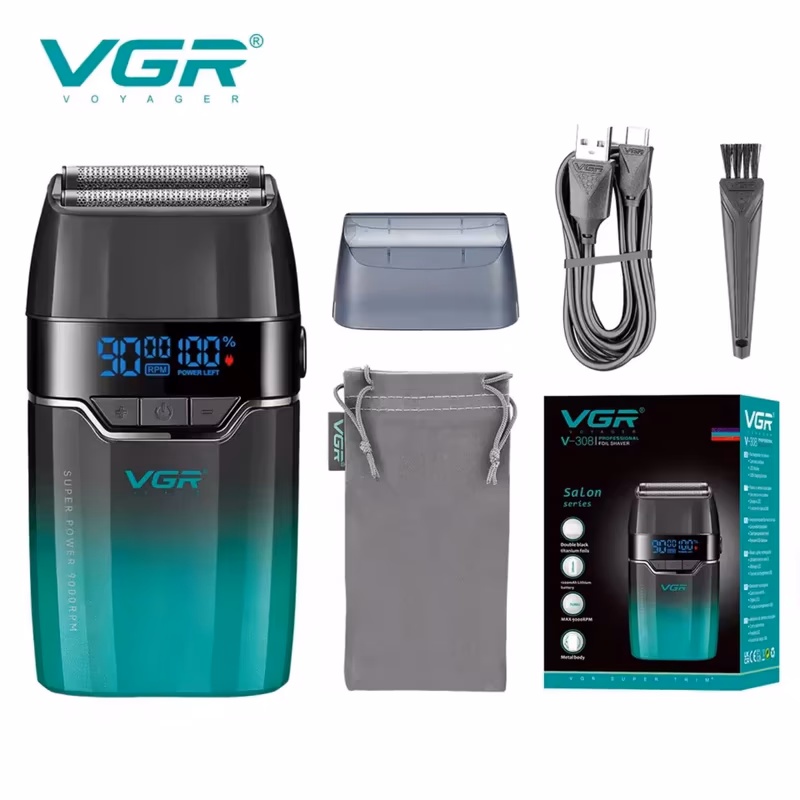 ماشین اصلاح موی سر و صورت شارژی وی جی آر مدل VGR V‑308 — تصویر ۳