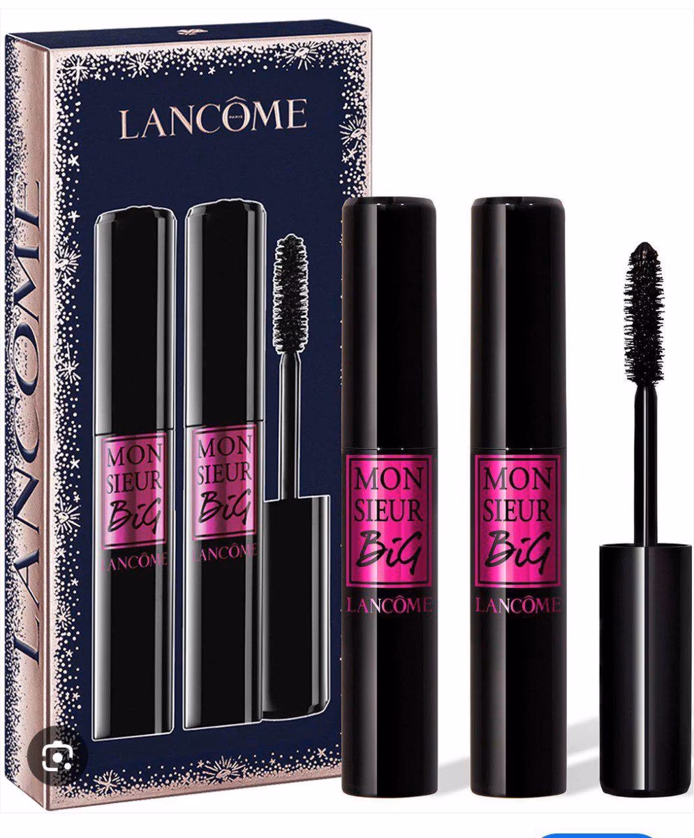 پک دوتایی ریمل حجم‌دهنده لانکوم مدل مسیو بیگ (Lancôme Monsieur Big Mascara Duo Set)