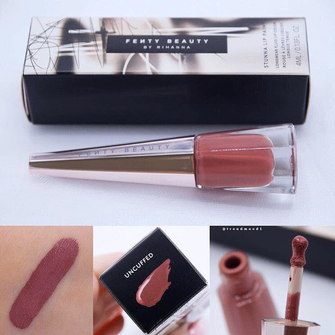 رژلب مایع فنتی بیوتی Stunna Lip Paint – رنگ Uncuffed — تصویر ۴