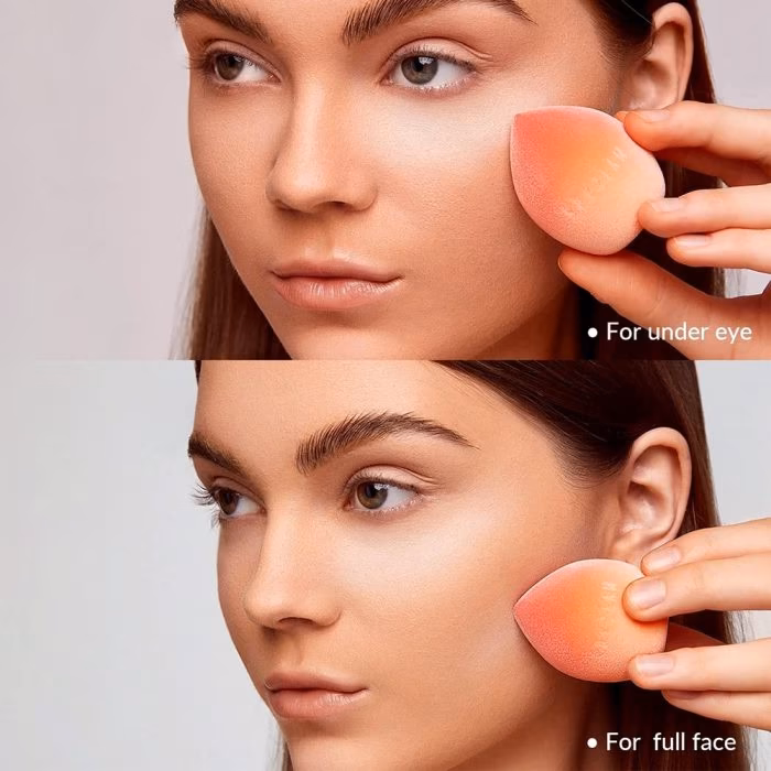 اسفنج آرایشی هلویی شیگلم Sheglam مدل Insta Ready Powder Sponge — تصویر ۲