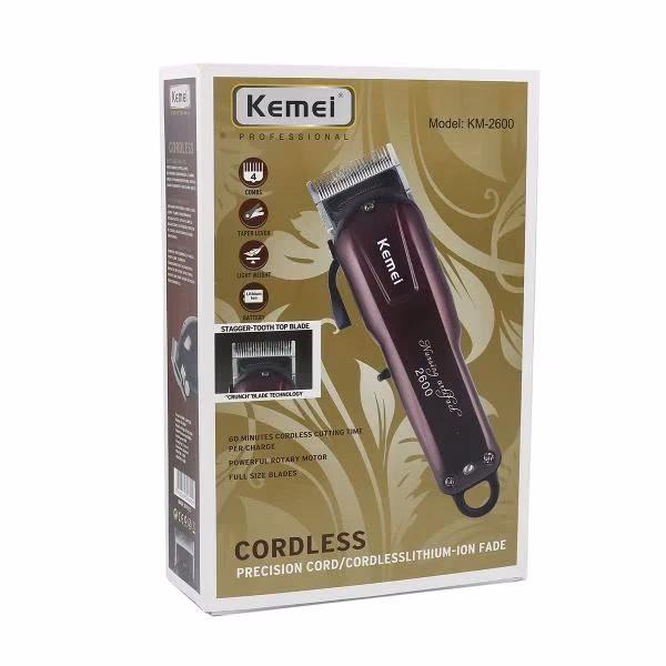 ماشین اصلاح موی صورت کیمی مدل KM-2600 — تصویر ۶