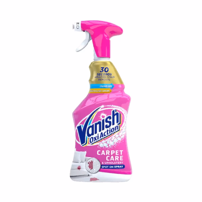 اسپری لکه‌بر مبل و فرش ونیش مدل Gold Oxi Action حجم 500ml Vanish Gold Oxi Action Carpet & Upholstery Stain Remover Spray 500ml
