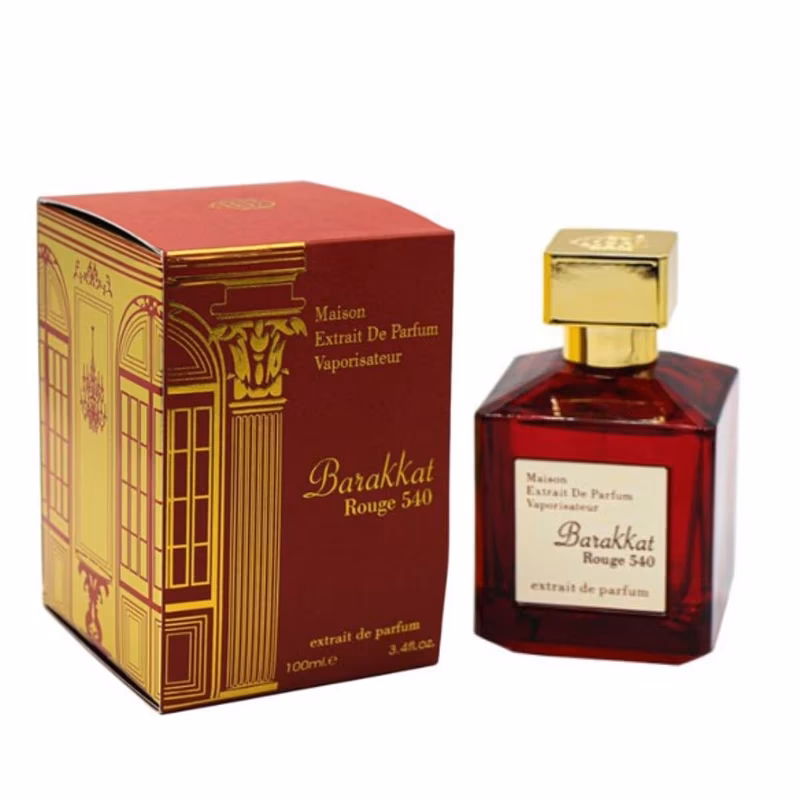 ادو پرفیوم فراگرنس ورد (Fragrance World) مدل Barakkat Rouge 540 – حجم ۱۰۰ میلی‌لیتر