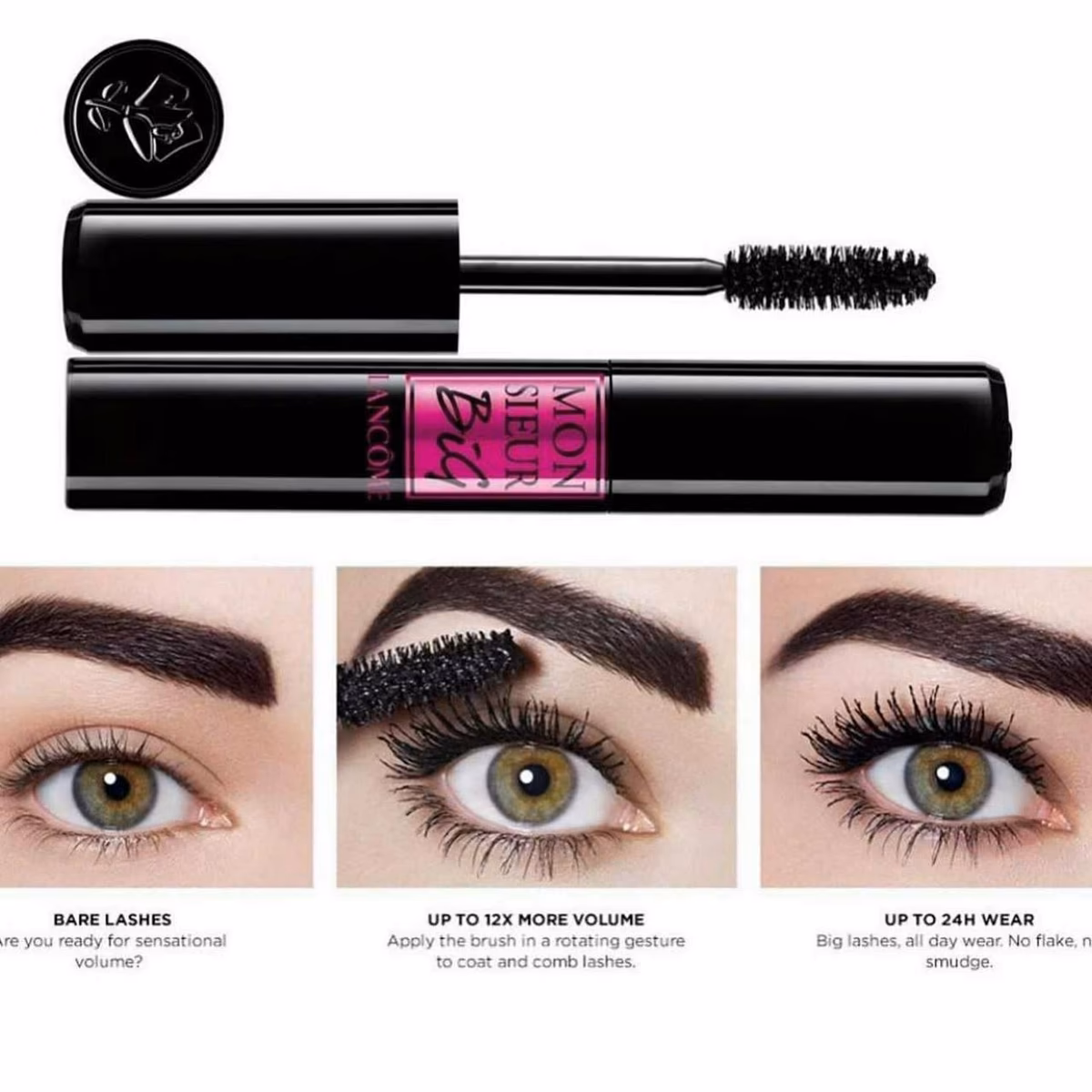 پک دوتایی ریمل حجم‌دهنده لانکوم مدل مسیو بیگ (Lancôme Monsieur Big Mascara Duo Set) — تصویر ۱۱