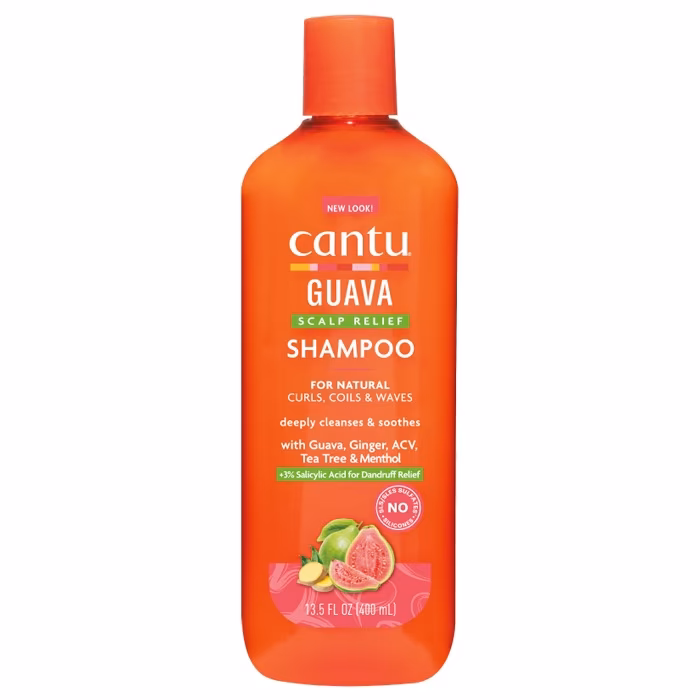شامپو پوست سر کانتو مدل گوآوا ۴۰۰ میلی‌لیتر | Cantu Guava Scalp Relief Shampoo