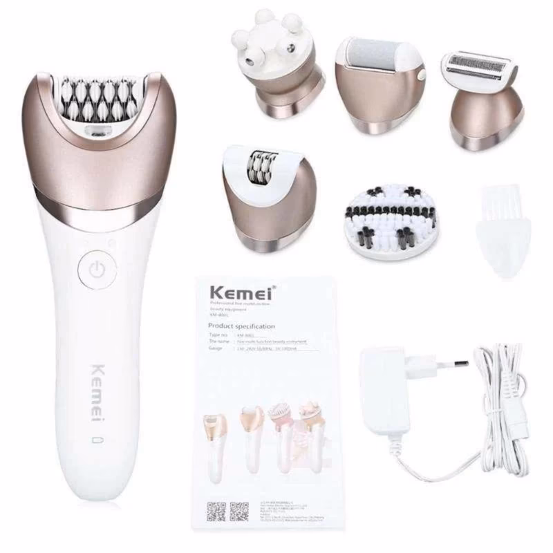 اپیلاتور کیمی مدل KM-8001 ضد آب — تصویر ۷