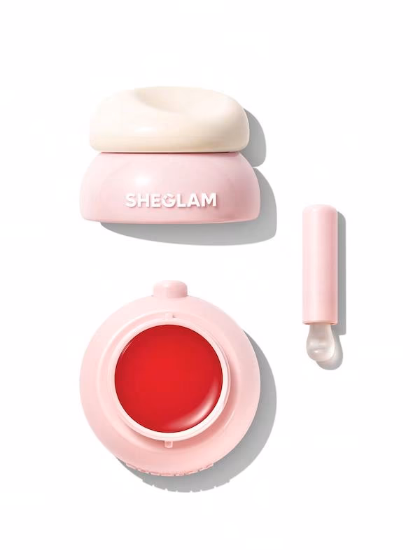 مربای لب ژله‌ای شیگلم SHEGLAM Hydra Jelly Pocket Lip Jam رنگ Strawberry Splash حجم 3.5 میلی‌لیتر