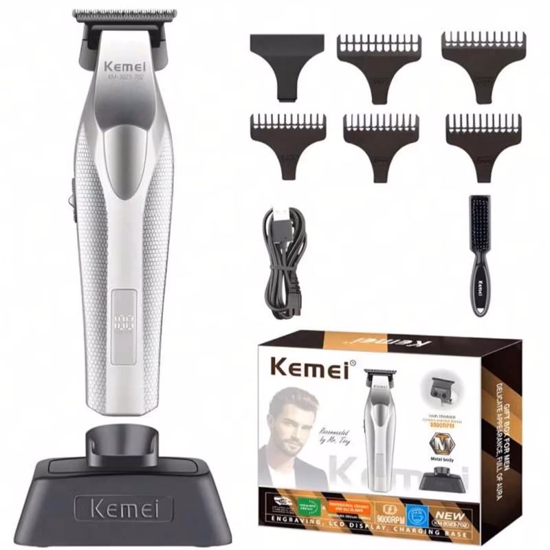 ماشین اصلاح موی صورت شارژی کیمی مدل KM-3023-702 — تصویر ۴