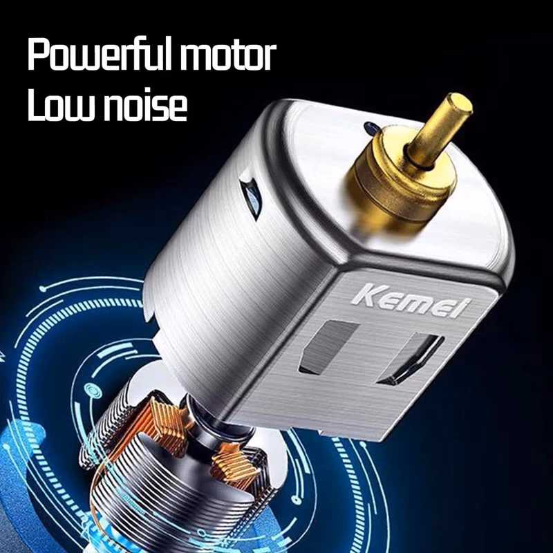 ماشین اصلاح موی صورت کیمی مدل KM-2299 + 5V Adapter — تصویر ۴