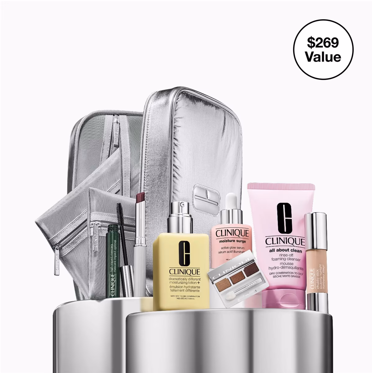 پک لوکس و بزرگ آرایشی و مراقبتی کلینیک (Clinique Ultimate Luxury Holiday Set) — تصویر ۳