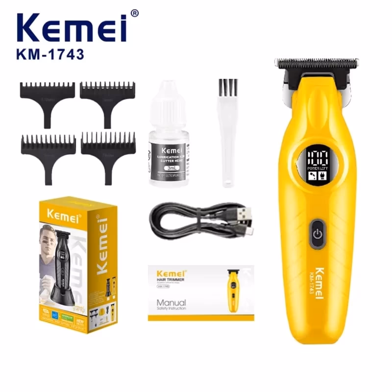 ماشین اصلاح موی صورت شارژی کیمی مدل KM-1743 — تصویر ۳