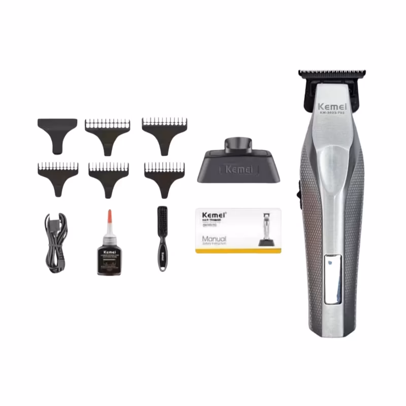 ماشین اصلاح موی صورت شارژی کیمی مدل KM-3023-702 — تصویر ۲