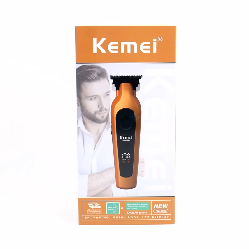 ماشین اصلاح موی سر و صورت شارژی کیمی مدل KM-1590 — تصویر ۵