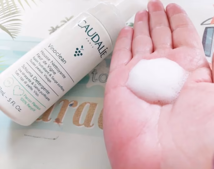 فوم موس پاک‌کننده صورت کدلی (Caudalie Vinoclean Instant Foaming Cleanser) — تصویر ۳
