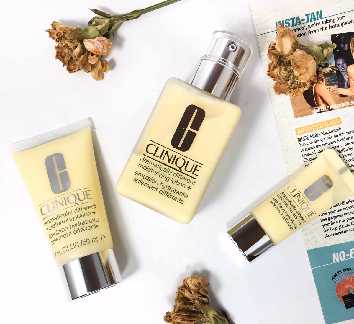 لوسیون زرد کلینیک: Clinique Dramatically Different Moisturizing Lotion+