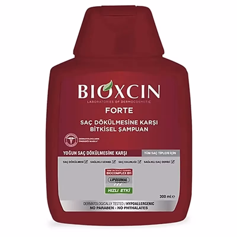 شامپو مایع تقویت‌کننده و ضد ریزش بایوکسین (BioXin) مدل Forte – حجم ۳۰۰ میلی‌لیتر