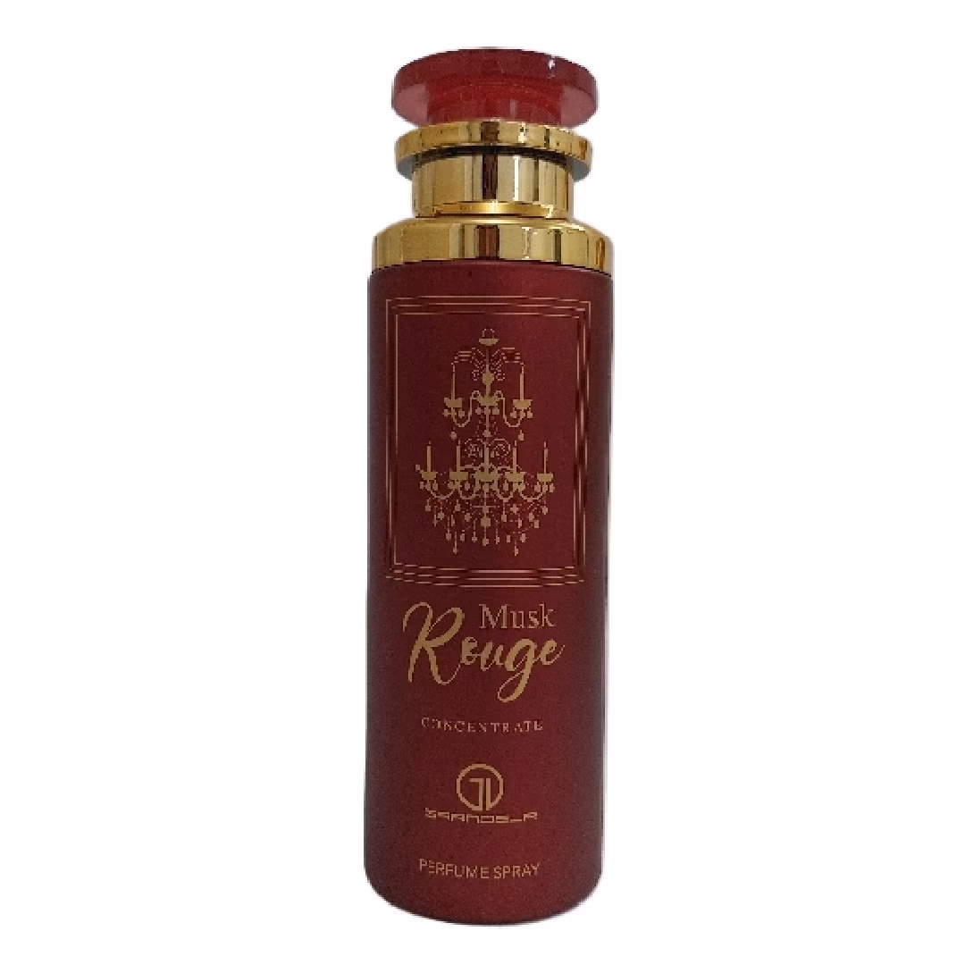 اسپری بدن گرندیور رایحه باکارات رژ قرمز ۲۰۰ میل | Ganoderma Musk Rouge Perfume Spray 200ml