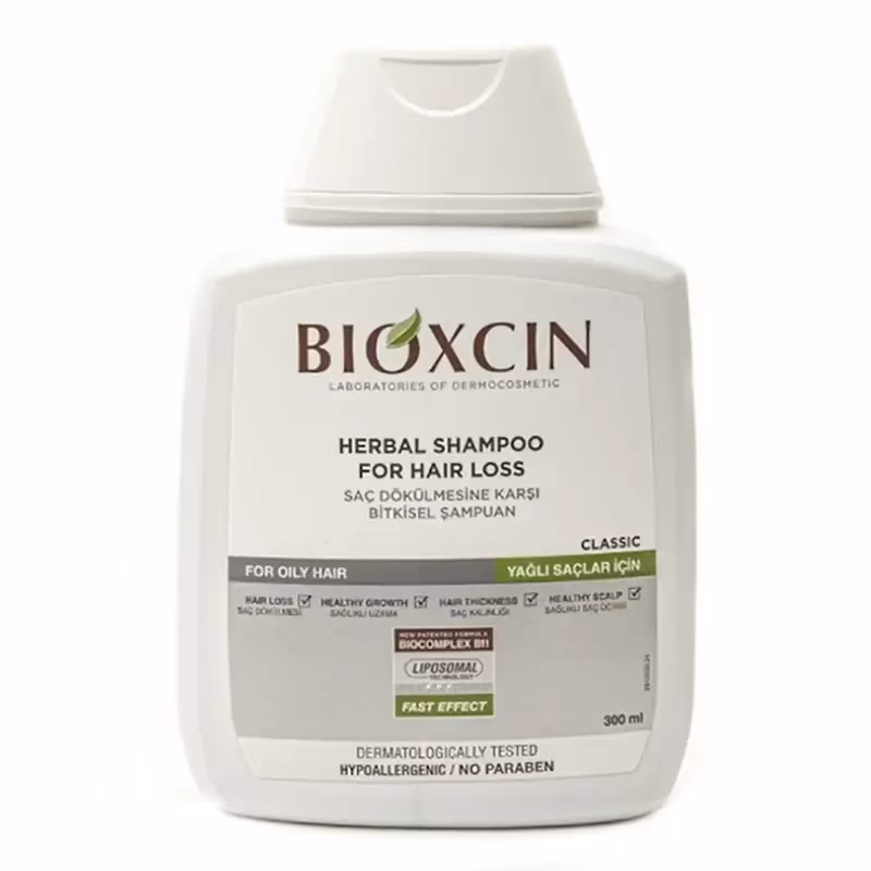 شامپو مایع تقویت‌کننده و ضد ریزش بایوکسین (BioXin) مدل For Hair Loss – حجم ۳۰۰ میلی‌لیتر
