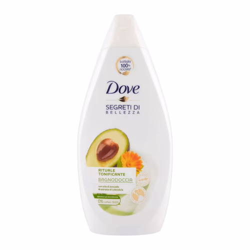 شامپو بدن کرمی داو Avocado & Calendula 500 میل؛ تغذیه کننده عمیق پوست با عصاره آووکادو و تسکین دهنده گل همیشه بهار