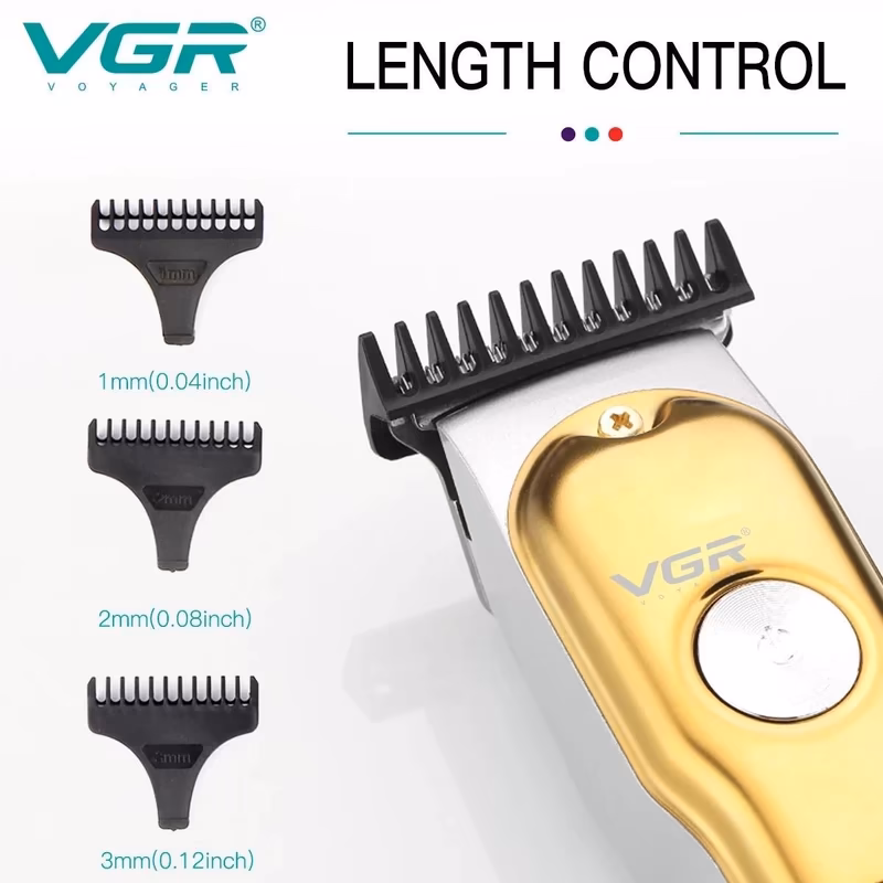 ماشین اصلاح موی سر و صورت وی جی آر مدل VGR V‑290 — تصویر ۳