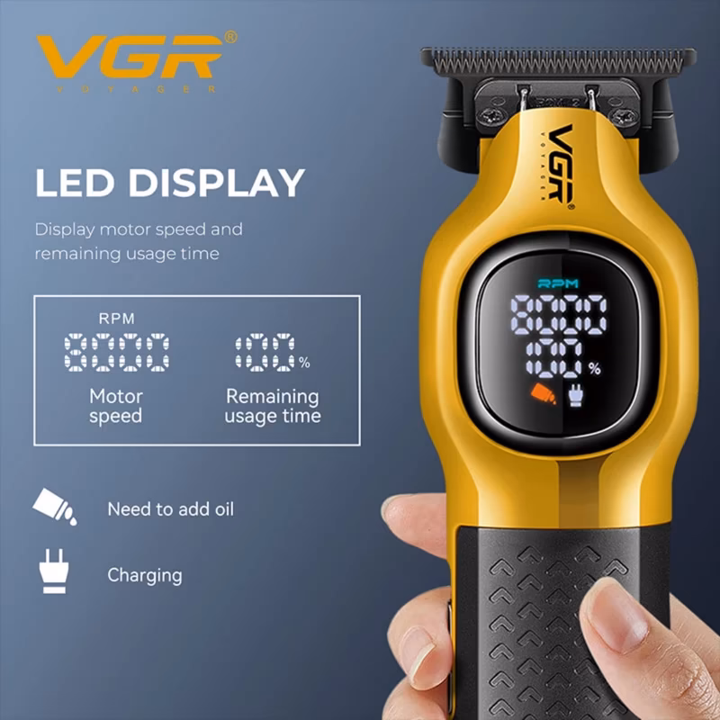 ماشین اصلاح موی سر و صورت شارژی وی جی آر مدل VGR V-886T — تصویر ۴