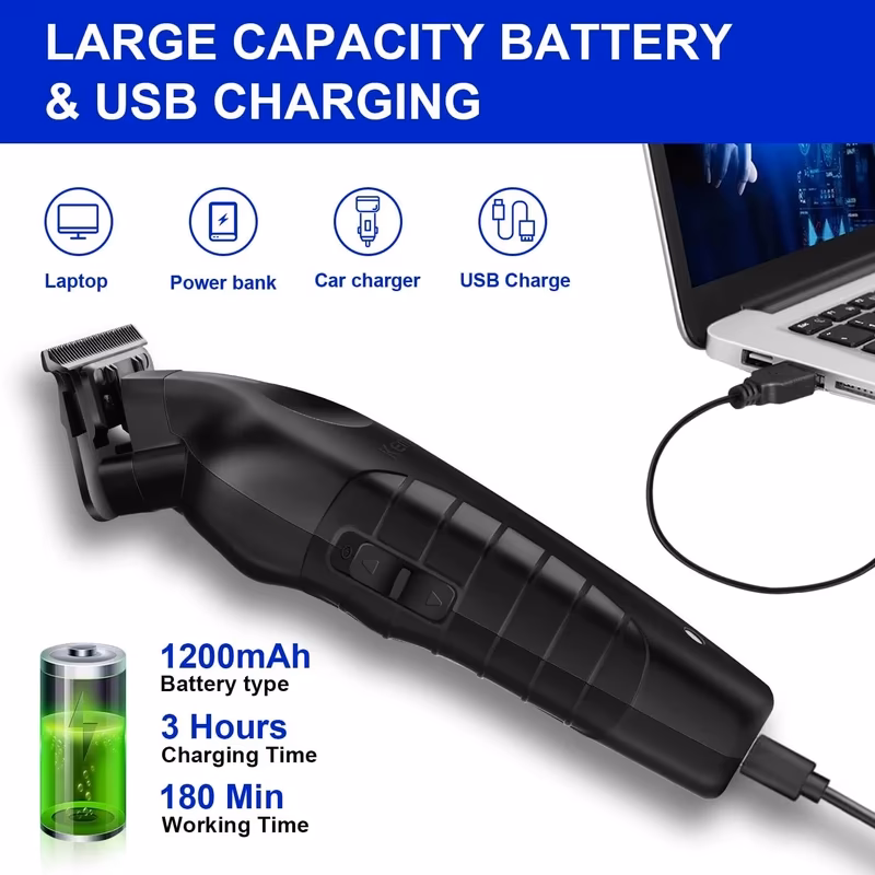ماشین اصلاح موی صورت کیمی مدل KM-2299 + 5V Adapter — تصویر ۲