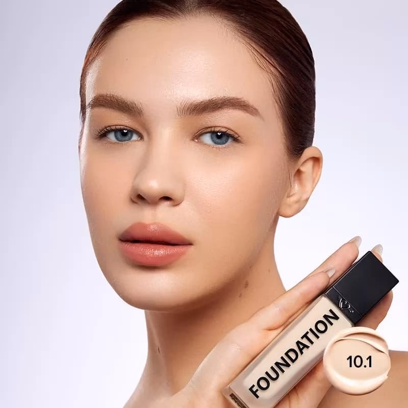 کرم پودر فوراور۵۲ مدل Milk Shake رنگ FCU 10.1 حجم ۳۰ میلی‌لیتر | Daily Life Forever52 Coverup Foundation Milk — تصویر ۲