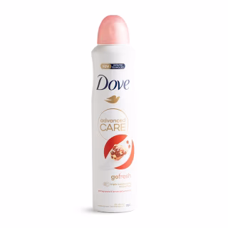اسپری ضدتعریق زنانه داو مدل Advanced Care Go Fresh رایحه انار و لیمو وربنا حجم ۲۵۰ میلی‌لیتر