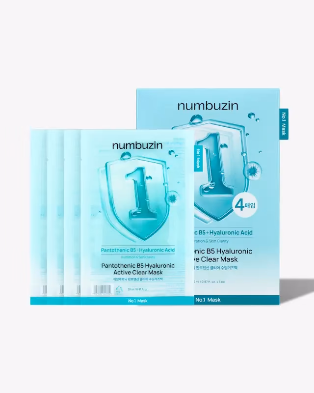 ماسک آبرسان و شفاف‌کننده نامبوزین Numbuzin No.1 B5 Hyaluronic – مناسب انواع پوست